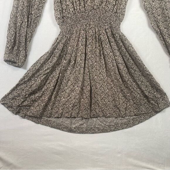 Faherty Montara Leaf Batik Long Sleeve Dress Size Small - Picture 7 of 12